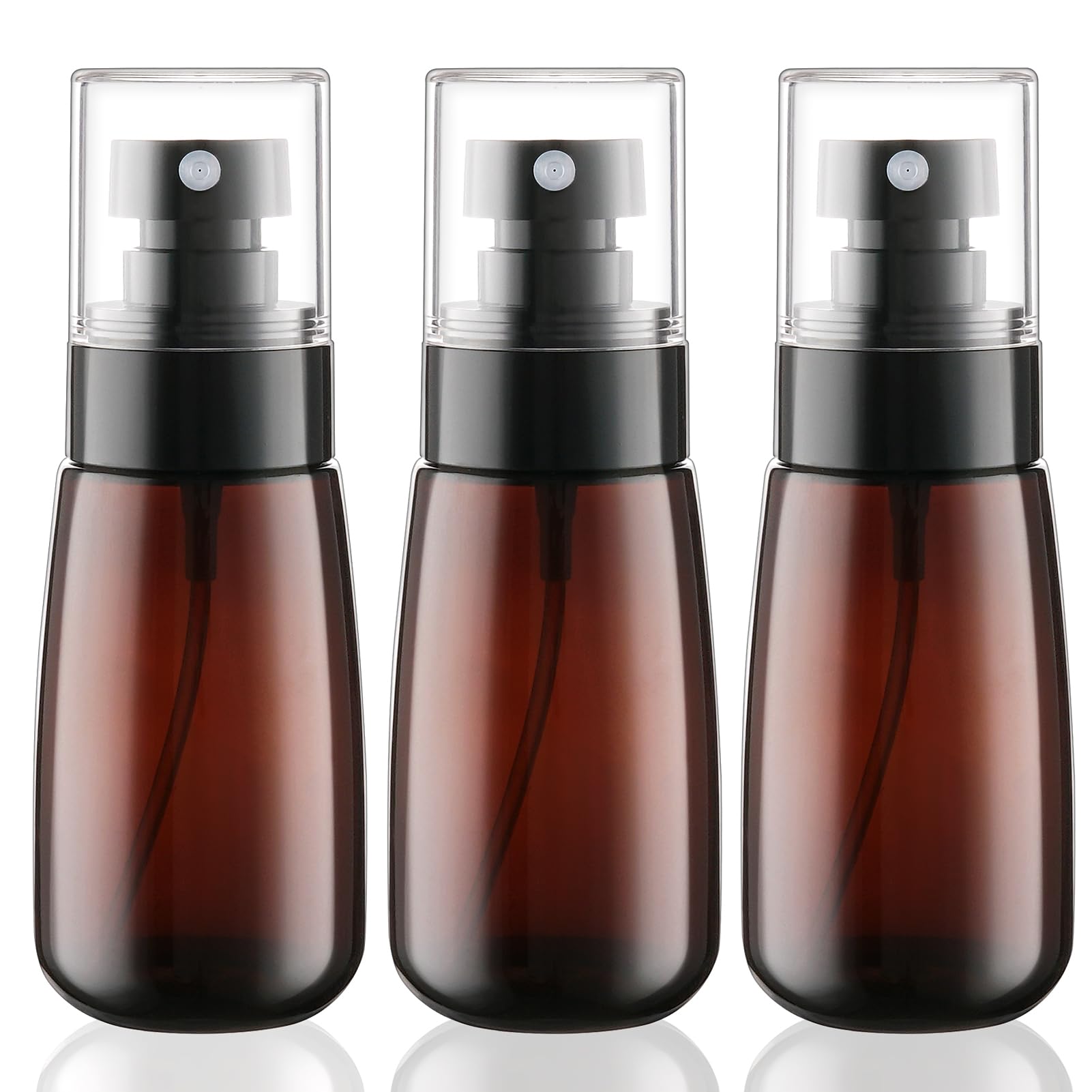 Cosywell Travel Spray Bottle 2oz 60ml 3 Pack TSA Approved Leak Proof Fine Mist Spray Bottles Empty Plastic Refillable Spray Bottle for Perfume