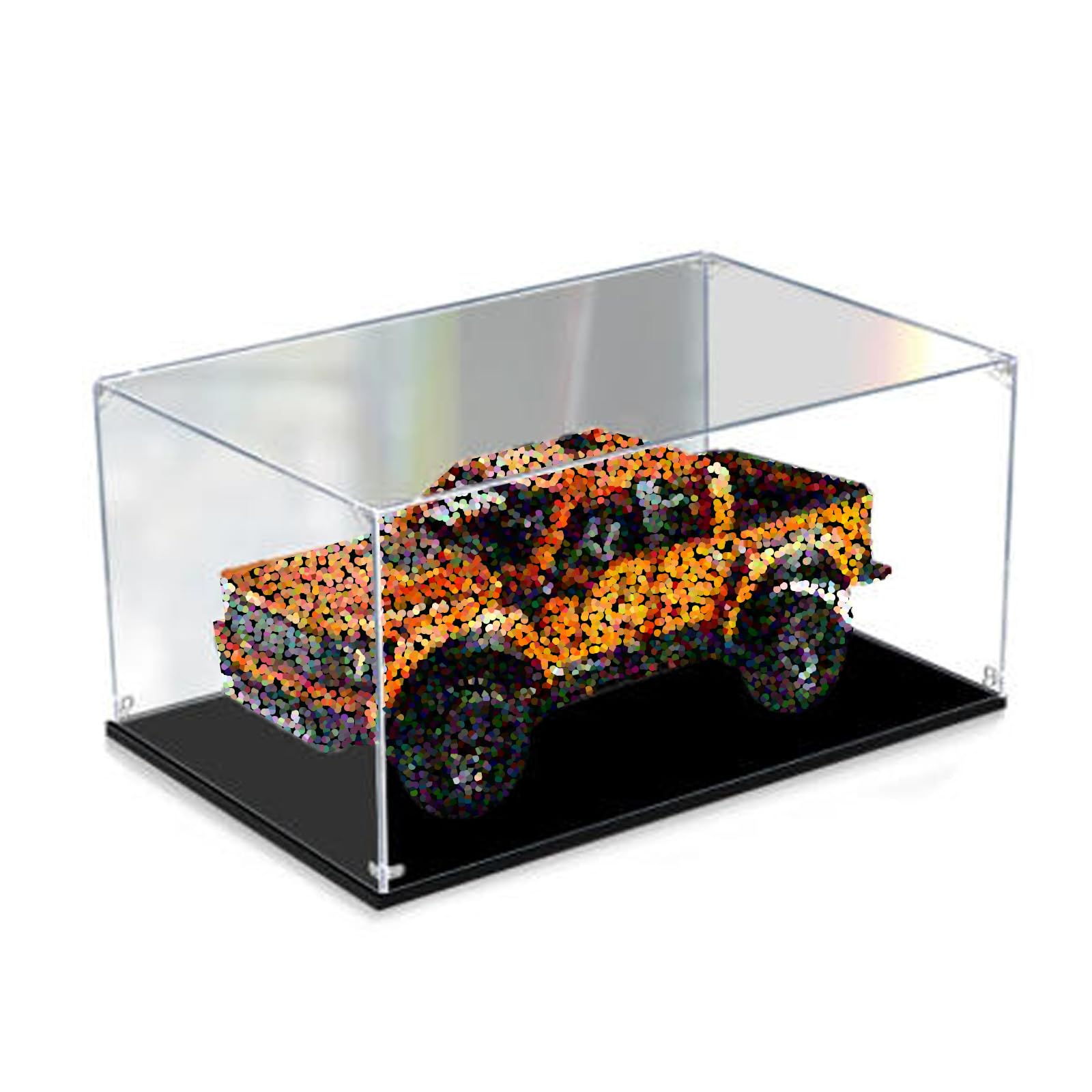 Clear Acrylic Display Case Only for Lego 42126 Racing Car (2mm)