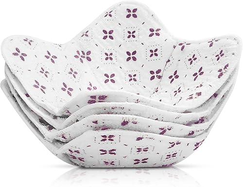 Soporte acogedor para sopa con 4 bordes elevados, 4 soportes para microondas, resistente al calor y reutilizable para microondas