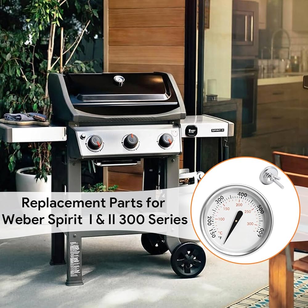 weber グリルカバー(47センチ) トング 温度計(動作未確認) 3点