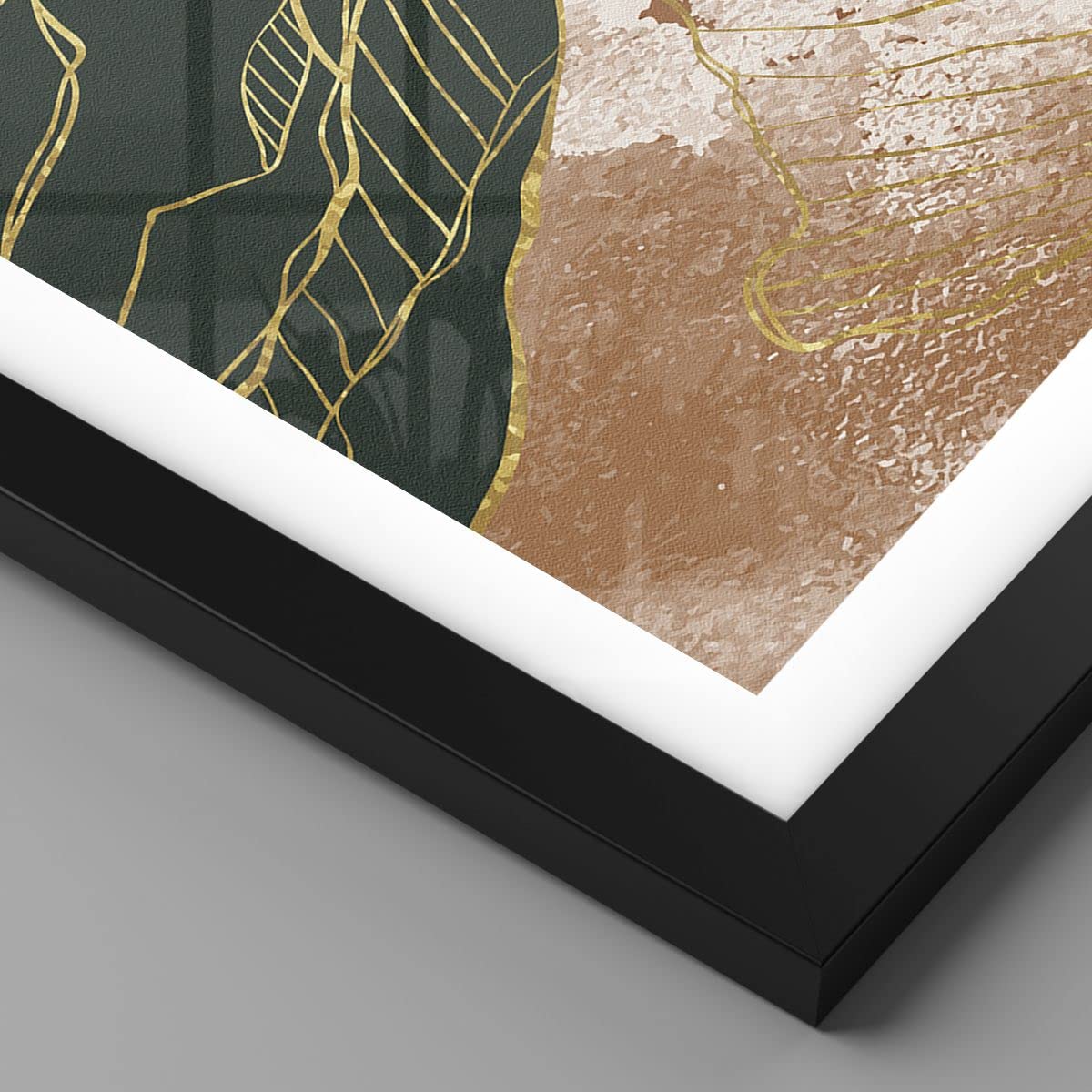 ARTTOR Poster Cadre Noir 40x50 cm Affiche Abstrait Paysages - 5173 - P2B