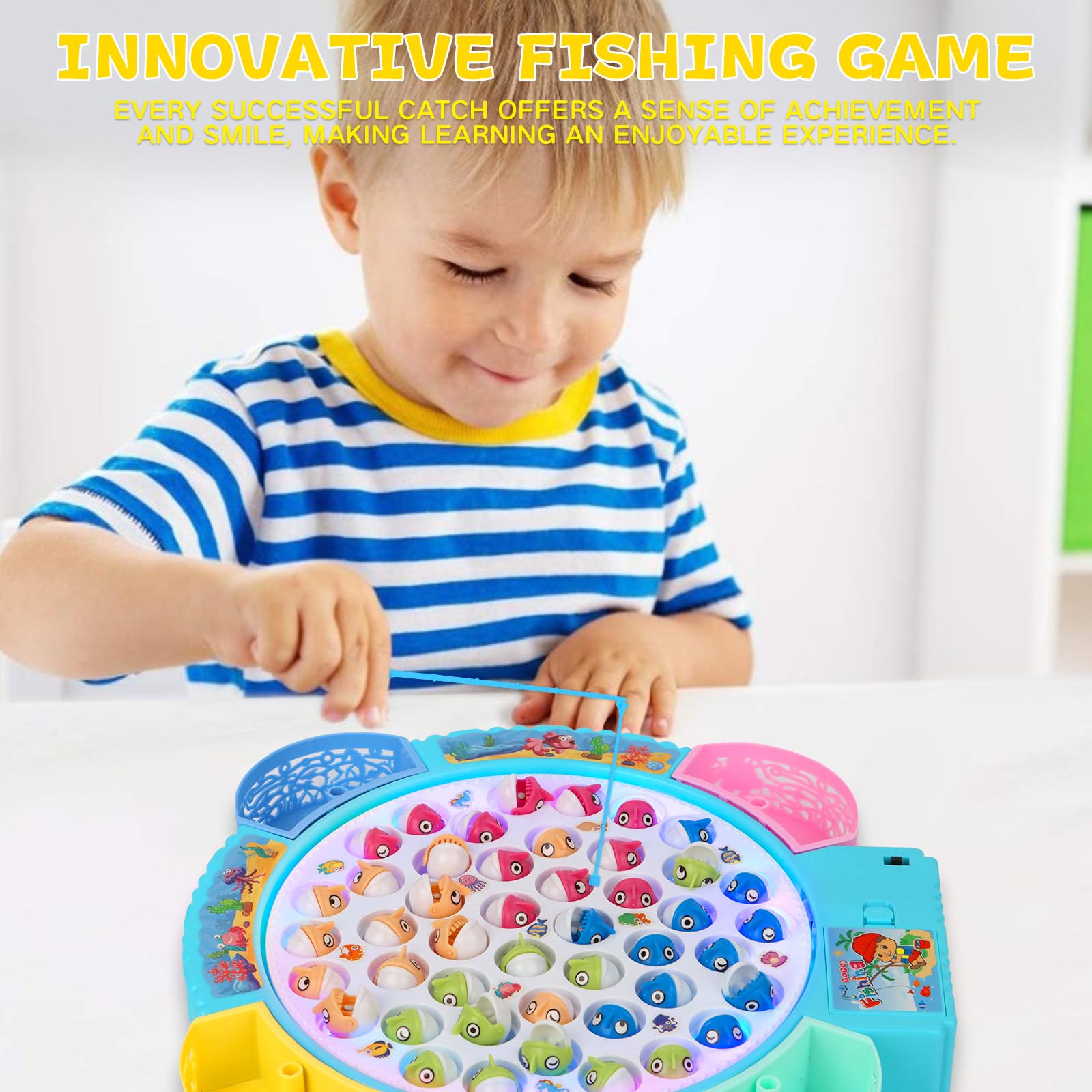 Set di giochi di pesca magnetici per bambini e bambini