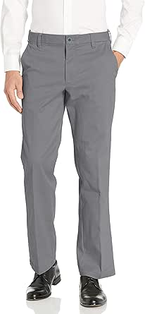 IZOD Men's Performance Stretch Classic Fit Flat Front Chino Pant at ...