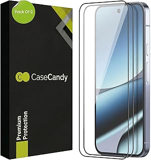 Casecandy® - (Pack 2 Tempered Glass Screen Protector Guard For Pixel 10/ Pixel 10 Pro/Pixel 9/ Pixel 9 Pro | HD/Fingerprin... Price In India