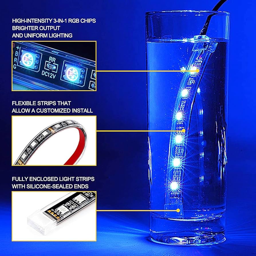 Amazon.co.jp: CIIHONバイク ledテープ バイクネオン APP