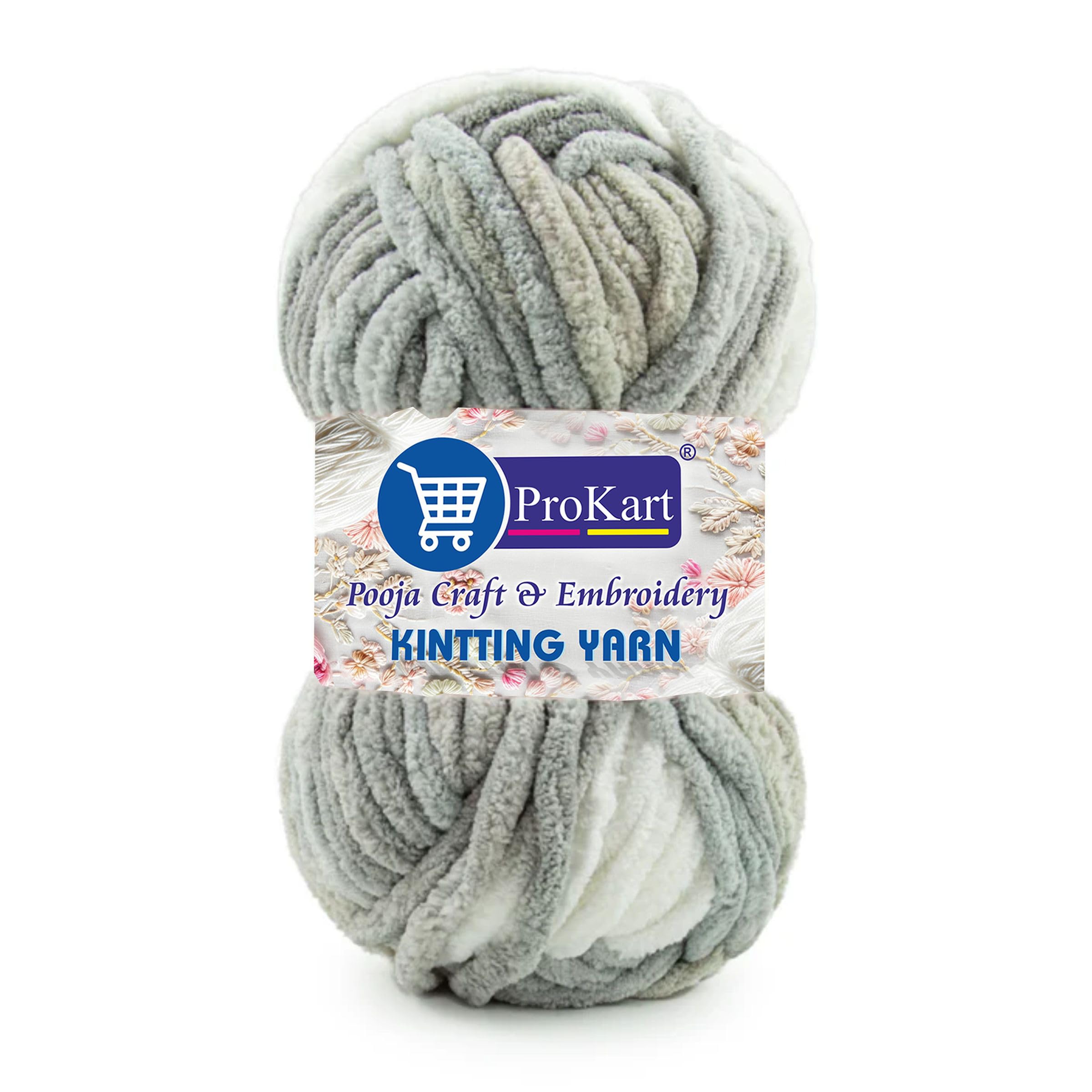 ProKart Blanket Yarn Supersoft Knitting Wool Ball | Plush & Cuddly, Chenille Yarn | (1 Ball/100 Gram Each) | Multi Colour Hand Knitting and Crocheting Yarn Ball Suitable for Craft, Sweaters, Babywear, Baby Blankets (Multicolor- MLB0016, Pack of 4)-picture-20