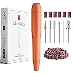 MelodySusie Pen-Shaped Portable USB Nail Drill, PC120I 20000RPM Electric Nail File with Compact Design for All Nail Care, Manicure Polishing, Shaping & Gel Removal at Home for Beginners