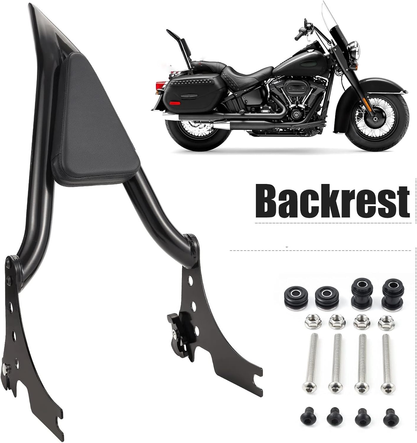 オートバイ取り外し可能な背もたれシーシーバー背もたれオートバイ部品