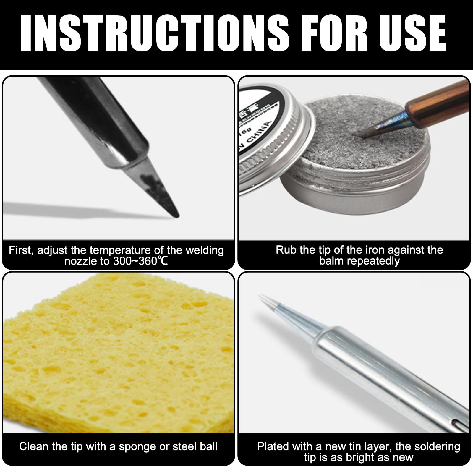 Pasta Pulente Per Punte Da Saldatore - Rinnova E Pulisce Le Punte Di Stagnatura - Foto 12