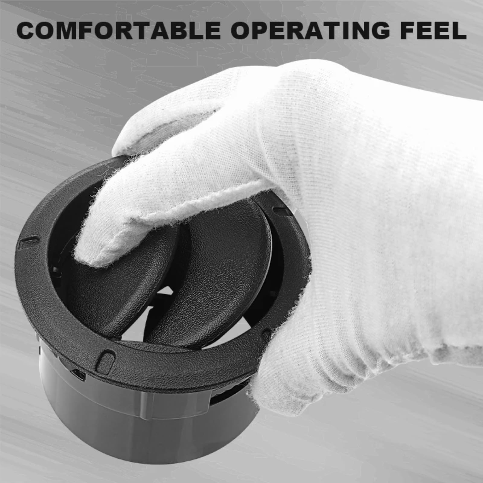 Set 4 Griglie Di Copertura Aria Condizionata Auto - Compatibili Con Renault Duster, Dacia Logan, Sandero, Opel, Nissan NV400, Codice OE 8200212480