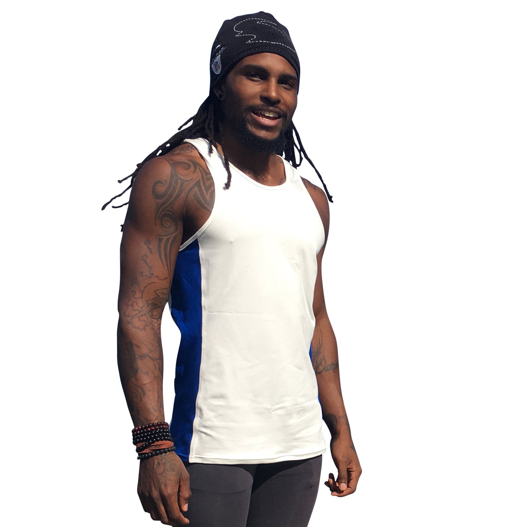 Bhujang Style Mens Orphic Sleeveless Tank Top for Yoga, Running, Pilates, Climbing and The Gym