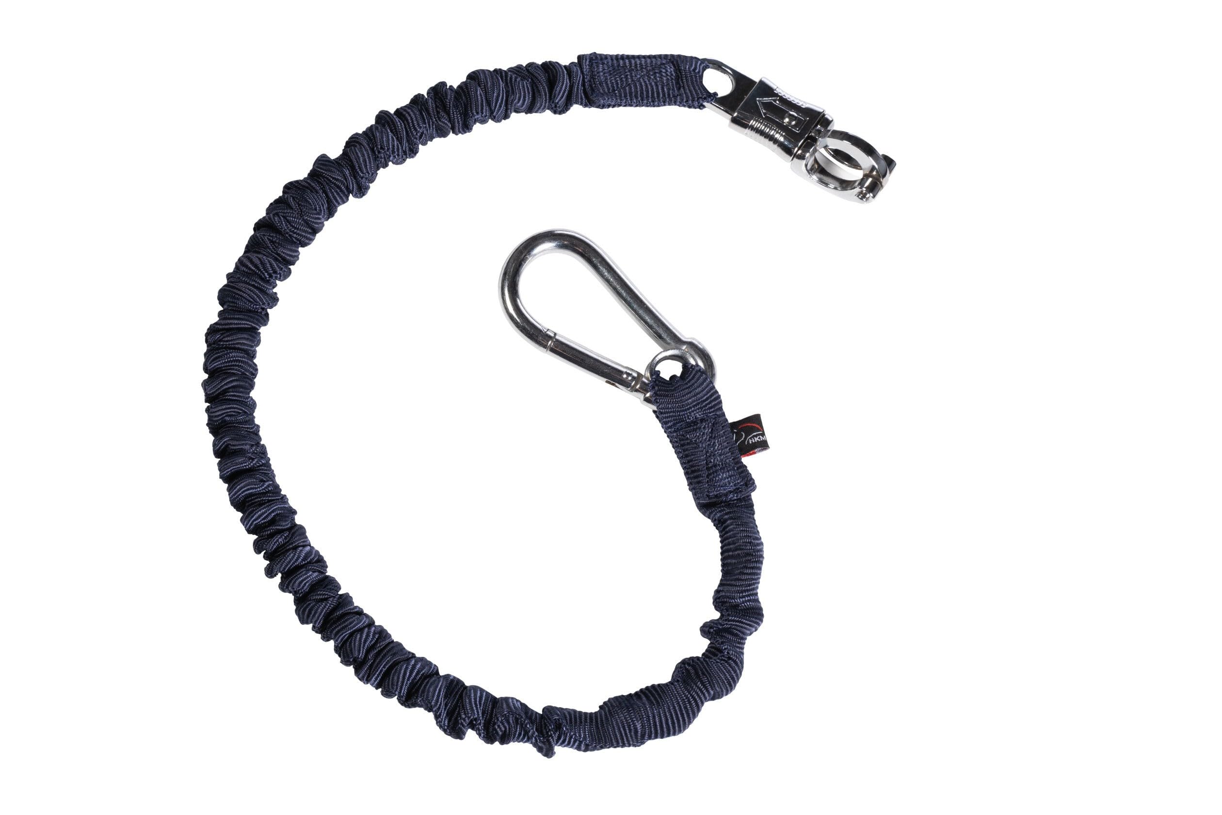 Attache élastique bleu foncé 60 cm pour équipement équestre
