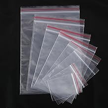 newlng 500pcs Transparent Sachets Assortiment Sachets Plastique à Fermeture 6cm X 9cm Petit Sachet Refermable Lot de Pochette en Plastique (Plusieurs Tailles Disponibles)