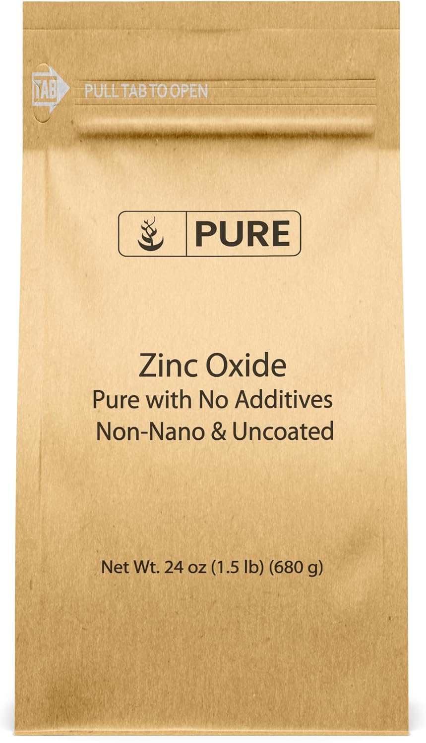 Pure Original Ingredients Zinc Oxide, Eco-Friendly Packaging, Non-Nano (1.5 Pound)