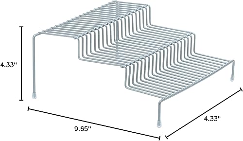 Miniatura 4 de Kitchen Details Estante de especias de 3 niveles | Estante organizador | Encimera | Despensa | Armario de cocina | Gris (paquete de 2)