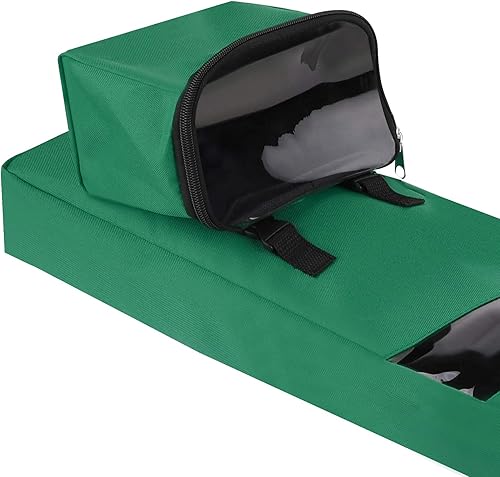 Miniatura 3 de TITA-DONG Bolsa de almacenamiento de papel de regalo de 48 pulgadas, contenedor de almacenamiento extra largo de Navidad con pequeñas cintas