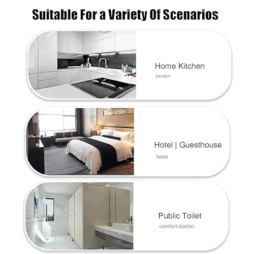 Miniatura 8 de MAHWER Tapa cuadrada de acero inoxidable 304 con tapa de solapa con ojales de basura integrados, tapa de cubo de basura con ojales de basura (color