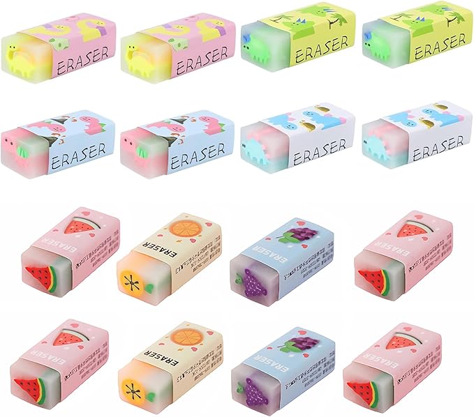 Mini Gommes Vip 2D En Forme De Fruits, Gomme Créative Avec Odeur De Fruits Pour Enfants, 4 Pièces