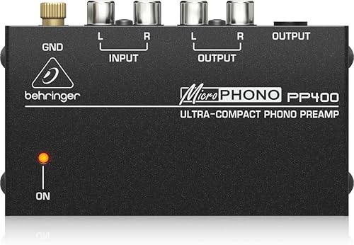 Behringer MICROPHONO PP400 Ultra-Compact Phono Preamp