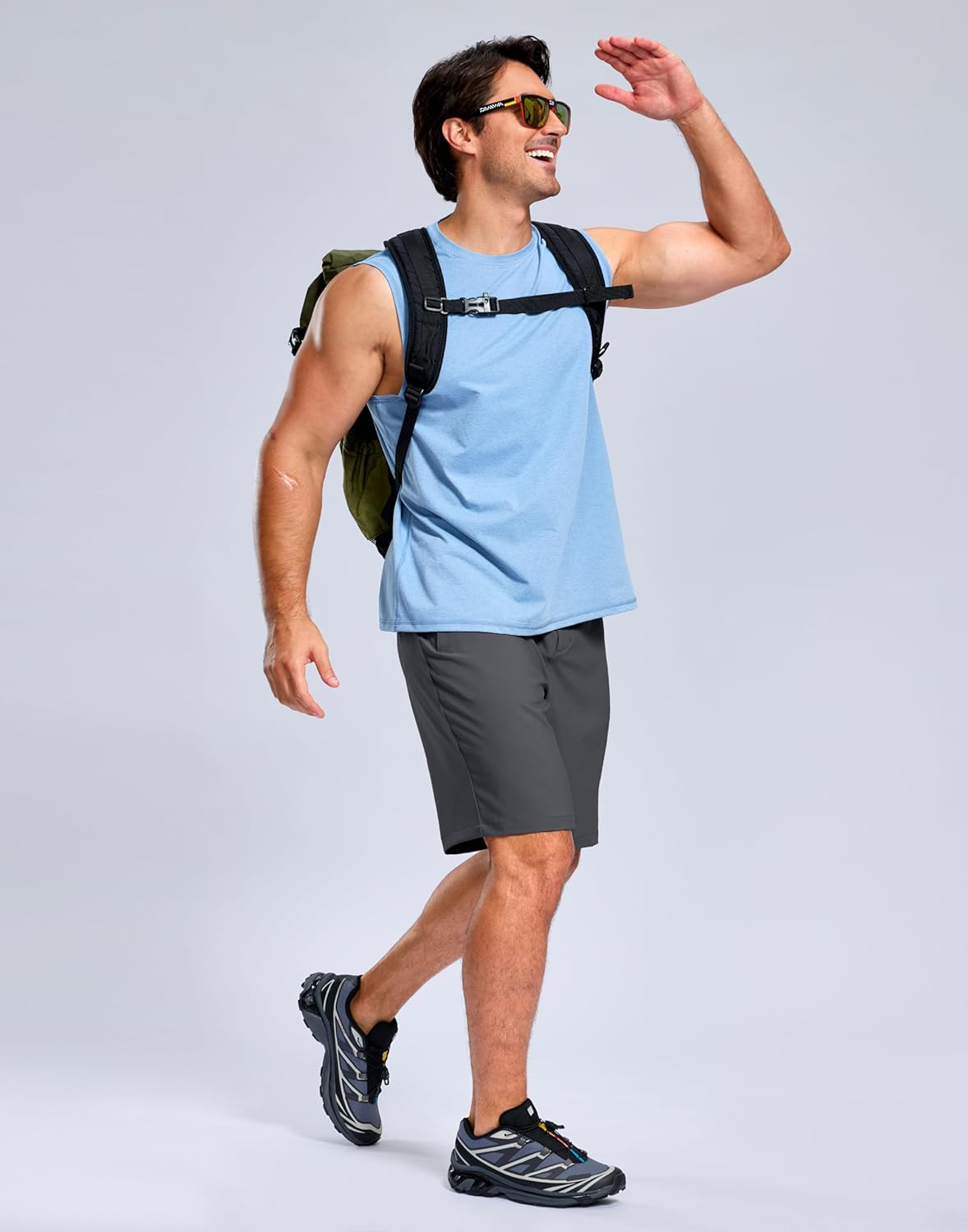 G Gradual Men's Shorts 7"/ 5"/ 9" Lightewight Casual Shorts for Men Hiking Golf Shorts with 3 Zipper Pockets - Image 3