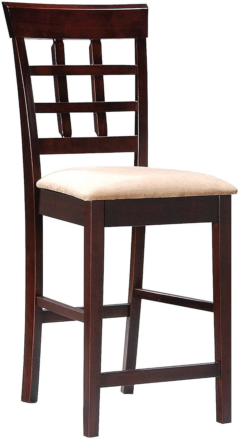 Coaster Furniture 9 Piece Counter Height Storage Dining Table w/Lazy Susan & Chair Set 100438-S9