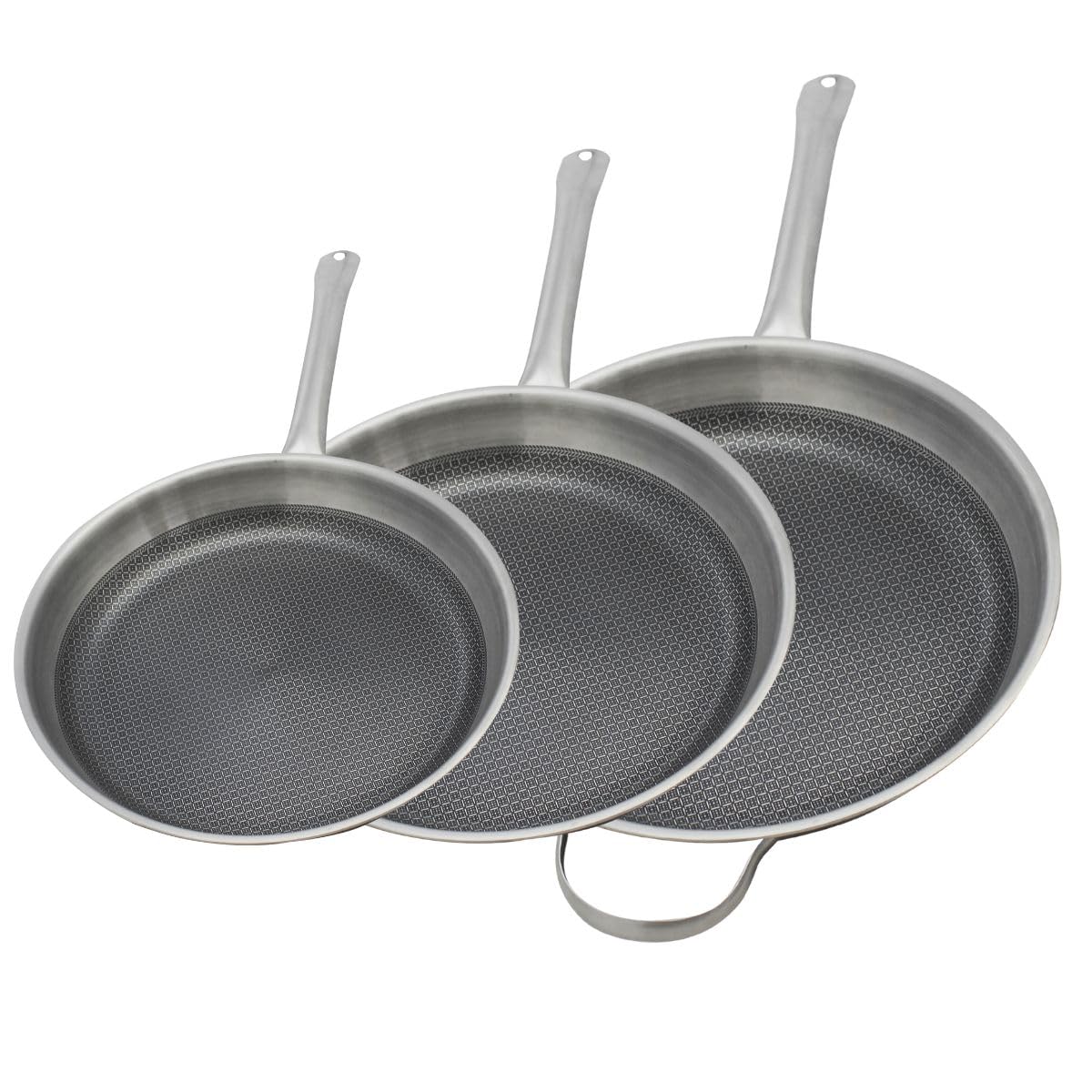Poêles antiadhésives Elo en acier inoxydable pour cuisiner sans attacher ni PFAS