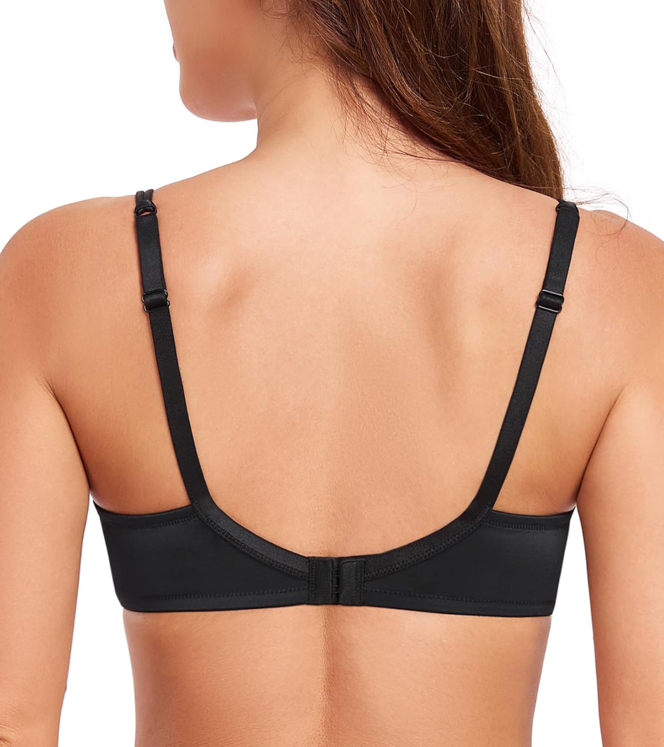 Lemorosy Women's Balconette Lace Bra Unlined Underwire Sexy Sheer Mesh See Through Bralette Unpadded Demi Balcony Brassiere - Image 5