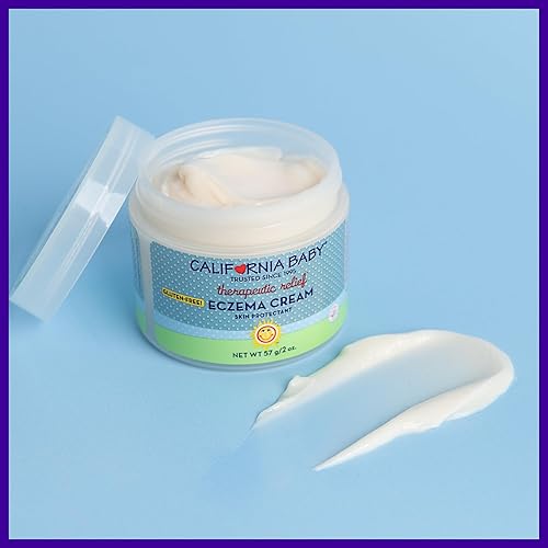 Miniatura 5 de California Baby Juego de tratamiento para eccema, crema para eccema de 2 onzas + gel de baño para eccema de 8.5 onzas, avena coloidal + aloe vera,