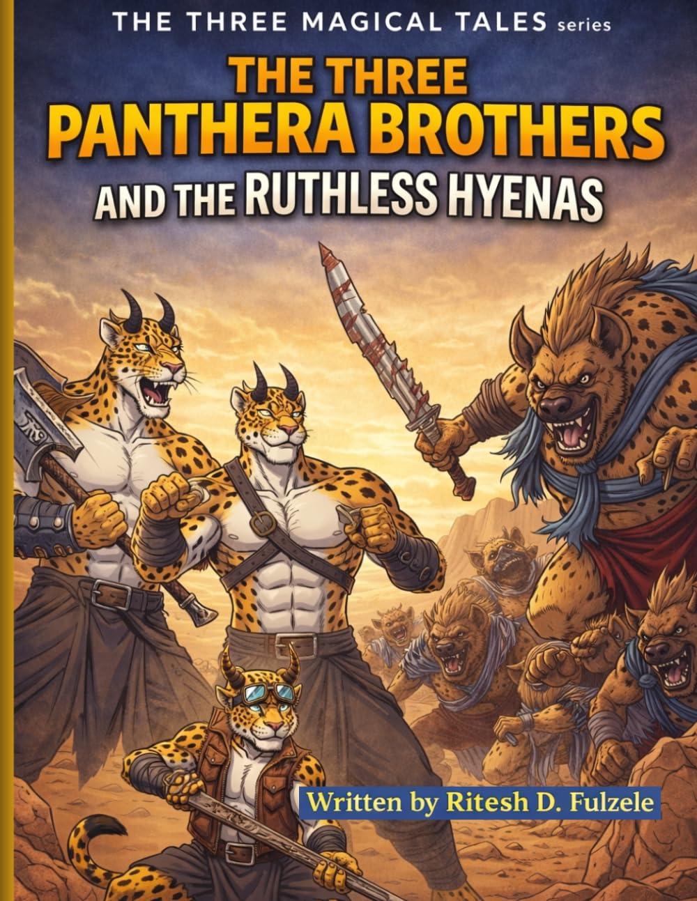 The three panthera brothers and the ruthless hyenas: THE THREE MAGICAL TALES SERIES