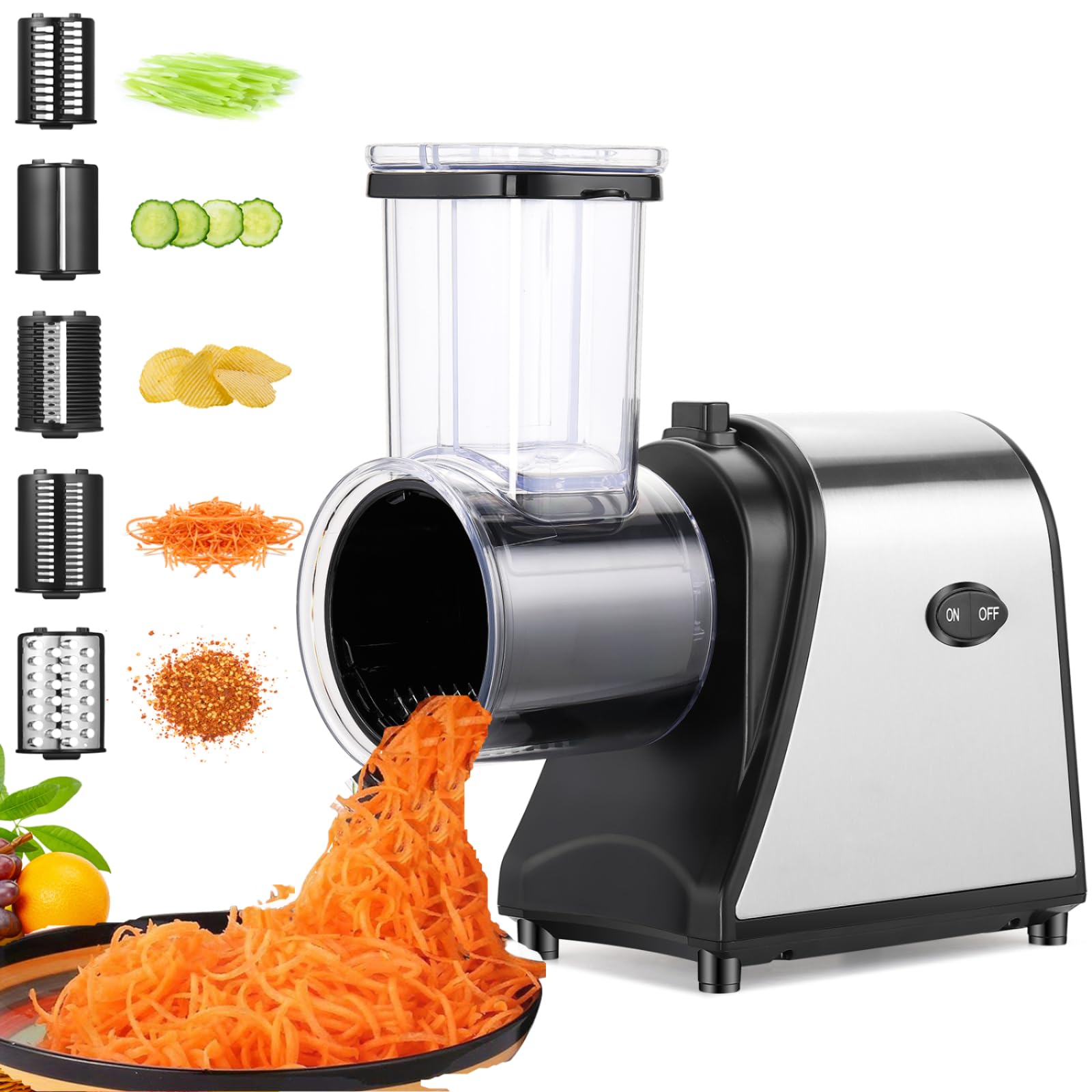 Homdox Electric Slicer/Shredder main unit