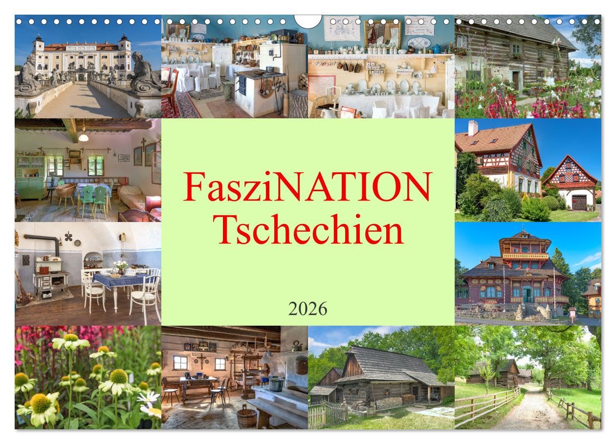 Fascination Czech Republic UK-Version (Wall Calendar 2026 DIN A3 Landscape), CALVENDO 12 Month Wall Calendar โ image 1