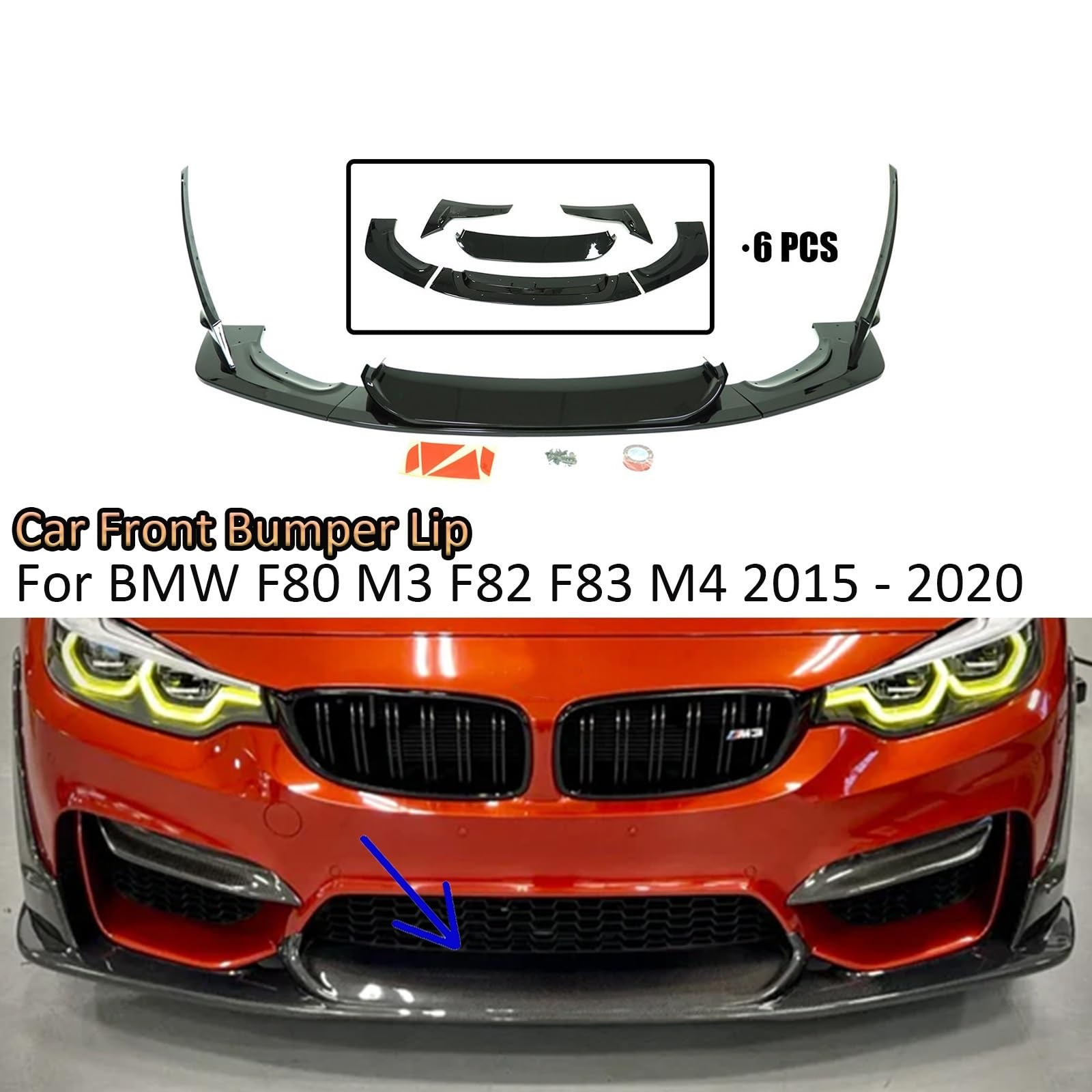 przedniego zderzaka Do Bmw F80 F82 F83 2015-2020 styl LPT