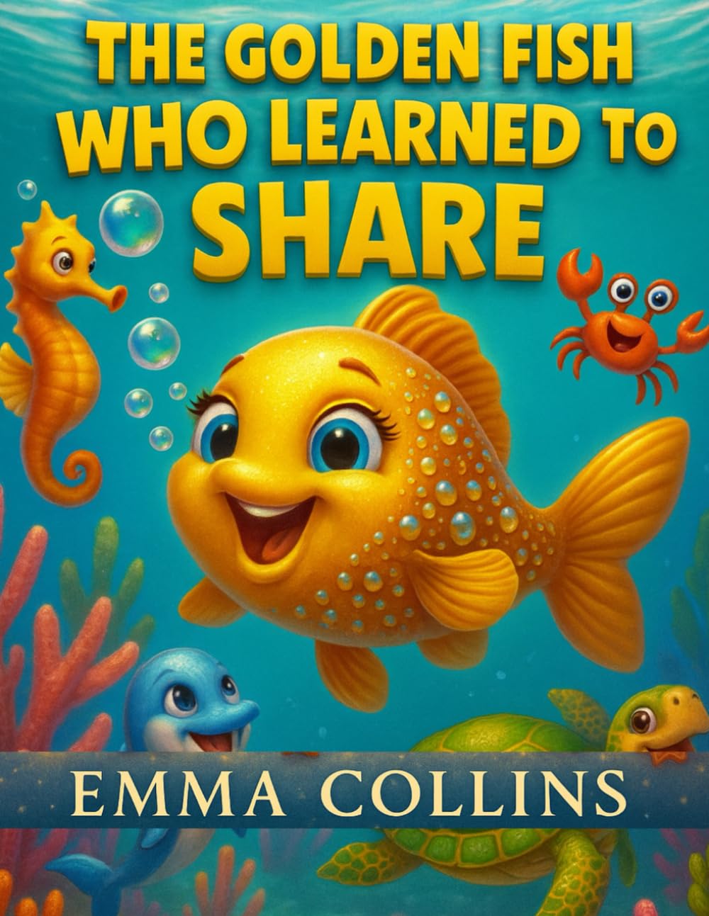 The Golden Fish Who Learned to Share: A Children's Story About Kindness: An illustrated bedtime story for kids ages 3–8 about sharing and friendship