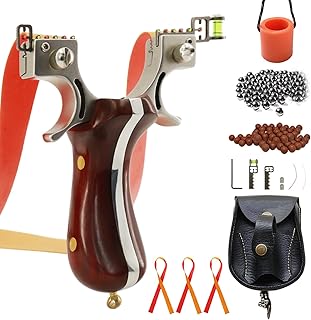 Professional Slingshot for Adults Hunting Sling Shot Set with Pouch Ammo for Outdoor Sports Catapult Slingshot