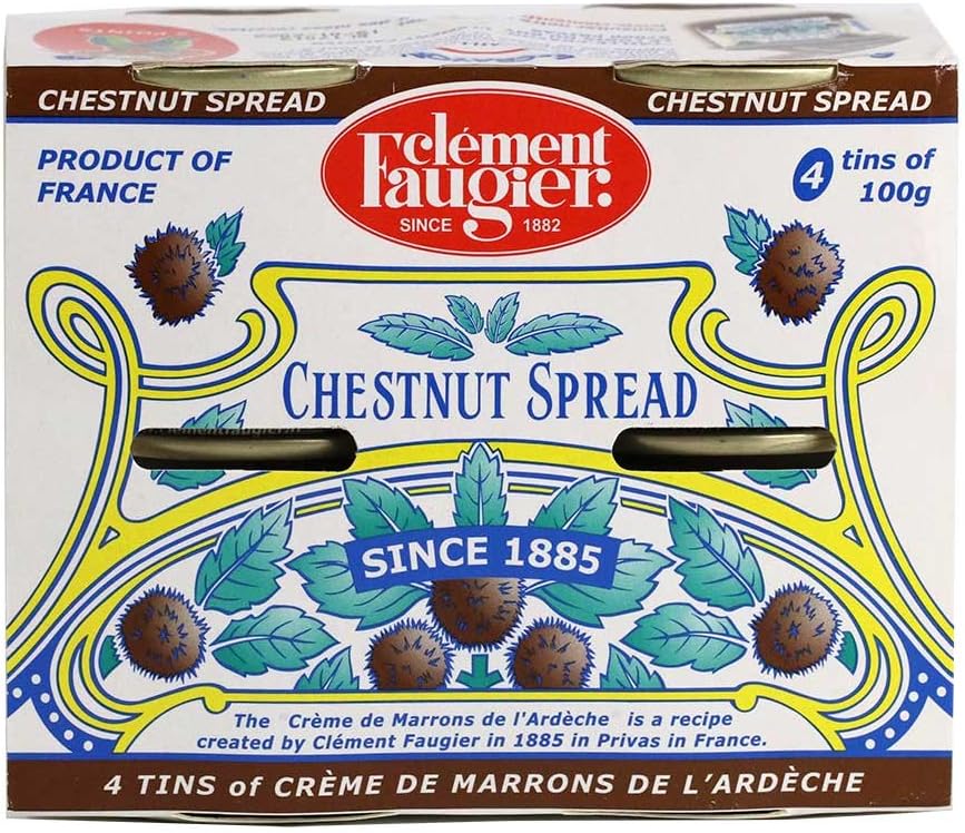 Clement Faugier - Gourmet Chestnut Spread from France, 4-PACK