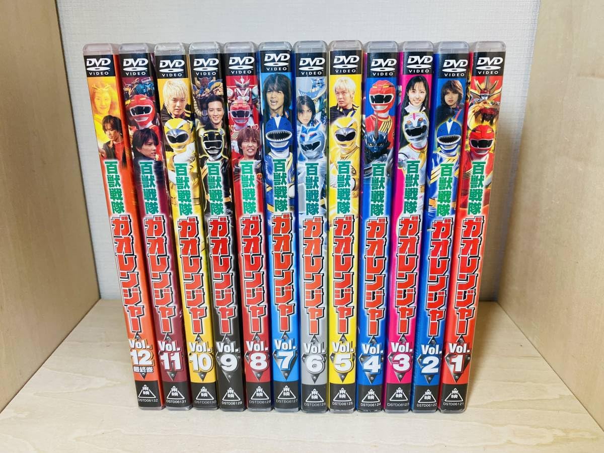 百獣戦隊ガオレンジャー 全12巻 劇場版 全1巻 完結 DVD 全13巻セット 