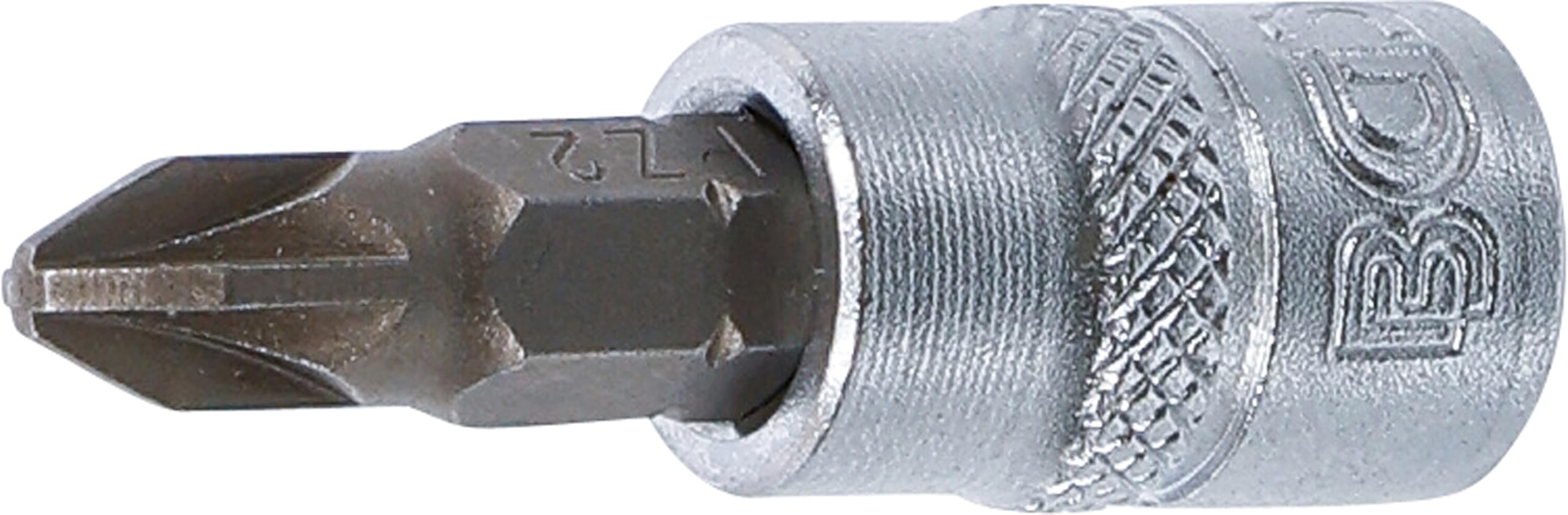 BGS 2491 | Bit Socket | 6.3 mm (1/4") Drive | Cross Slot PZ2