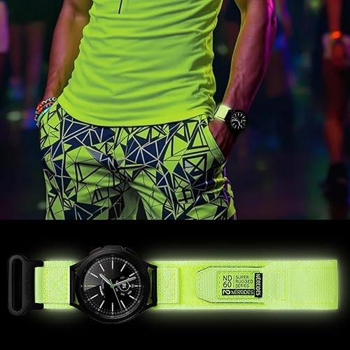 Vista 94 de Nereides Correa compatible con Samsung Galaxy Watch 7 6 5 4 de 1.575 pulgadas, 1.732 pulgadas, Watch 6 4 Classic/Galaxy Watch 5 Pro/Galaxy Watch