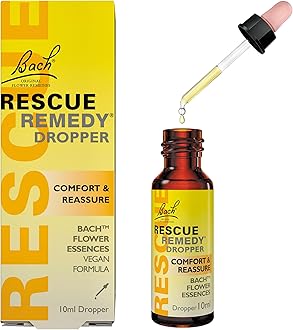 Rescue Remedy Dropper | Daily Support for Stressful Moments | Bach Original Flower Essences | Easy-to-Use 10ml Dropper
