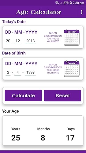 Age Calculator