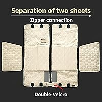 Vista 8 de Funda de asiento de coche para perro, extensor de asiento trasero, cobertura completa