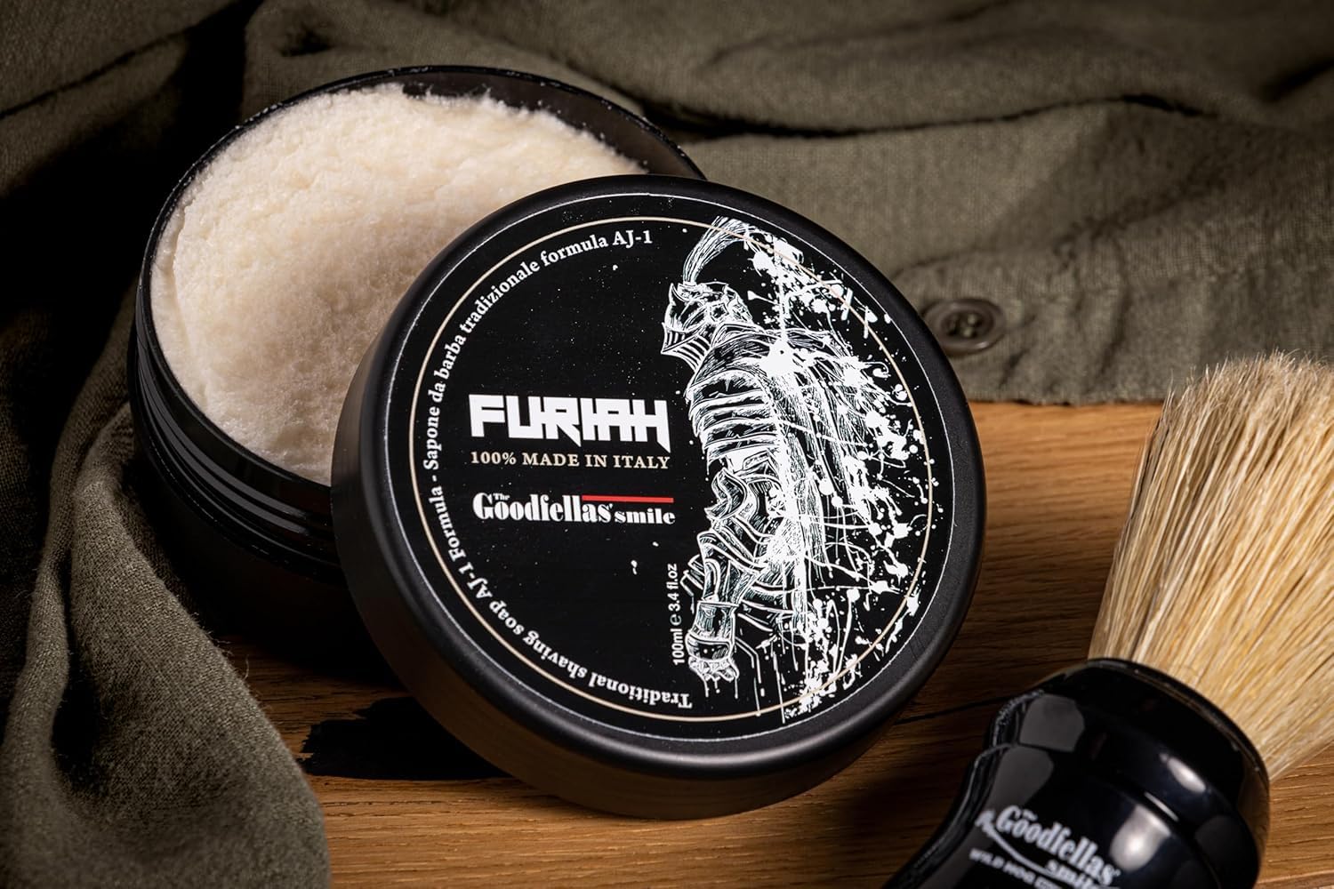 The Goodfellas' smile Furiah tradycyjne mydło do golenia Made in Italy, 100 g