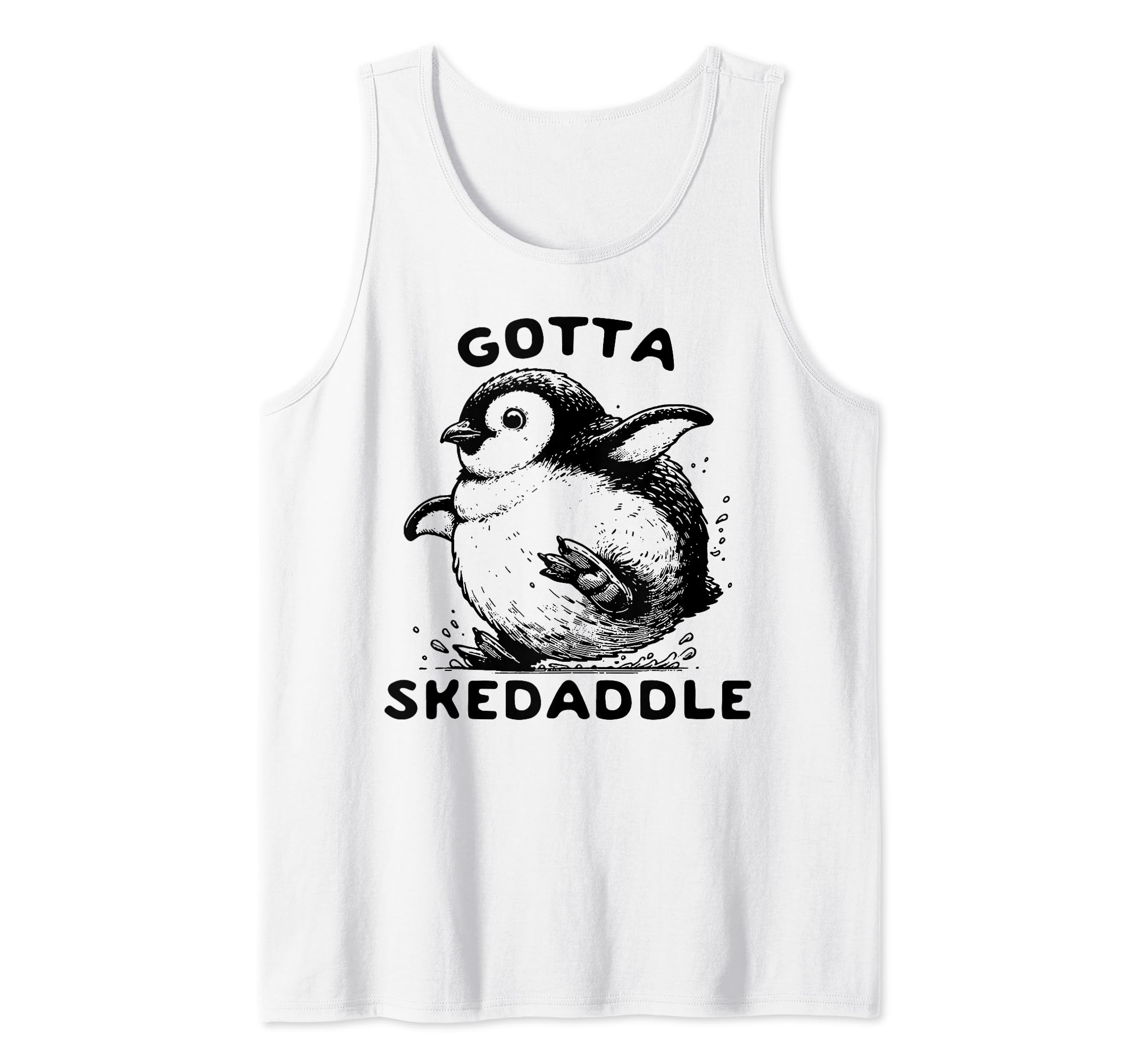 Penguin Gotta Skedaddle Tank Top