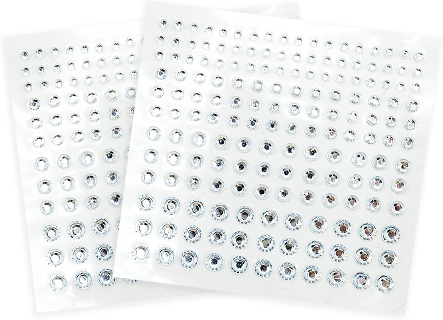 SZXMDKH Clear Rhinestone Sticker, 2 Sheets SelfAdhesive Acrylic
