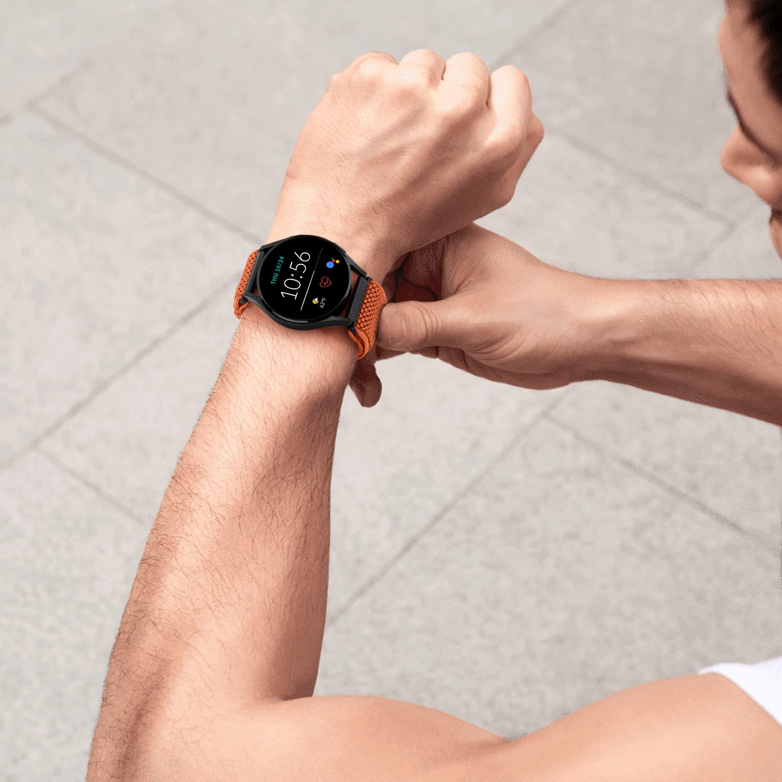 Elastisches Nylon-Armband Für Smartwatch – 16mm/18mm, Schnellverschluss, Atmungsaktiv, Für Sport & Alltag