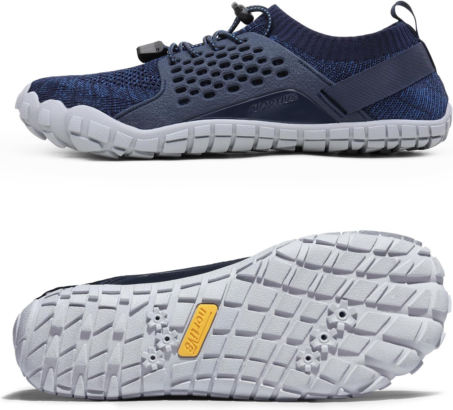 NORTIV 8Men's Barefoot Water Shoes Quick Dry Aqua Socks TREKMAN-2