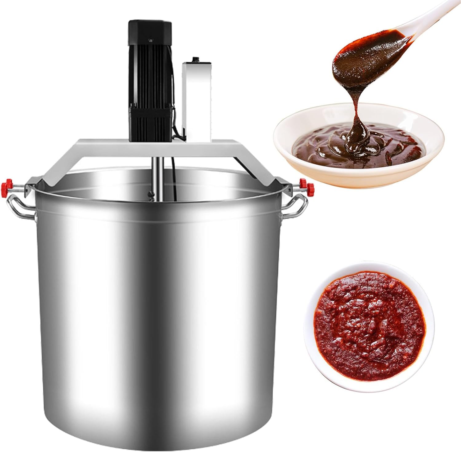 Máquina Mezcladora de Alimentos Automática 40L, Acero Inoxidable, 180W