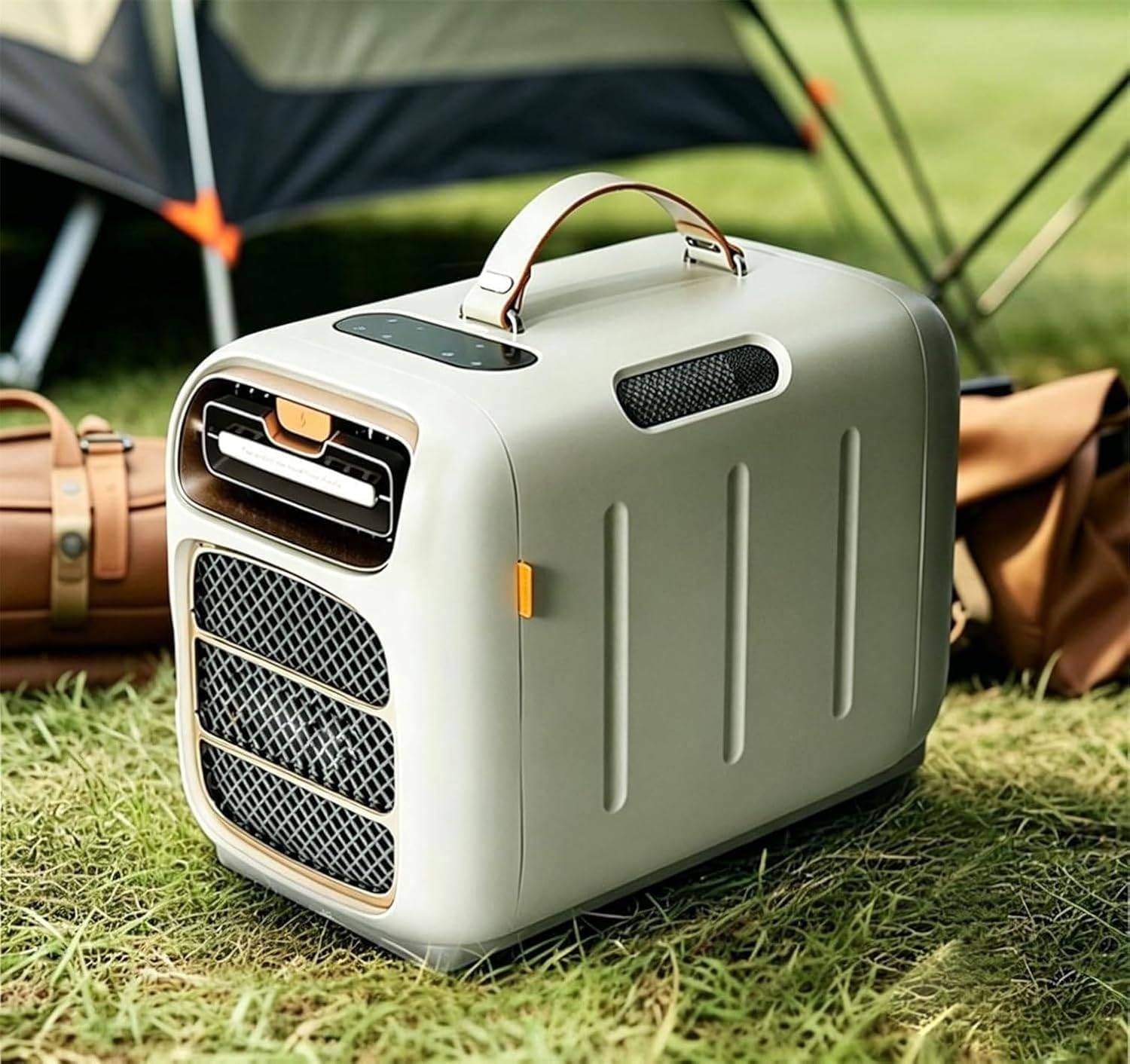 Condizionatore d'Aria per Caravan, 3 in 1 Raffreddamento, Riscaldamento e deumidificazione, 3 velocità della Ventola, Controllo Touch e Telecomando Cooling+Heating+Music