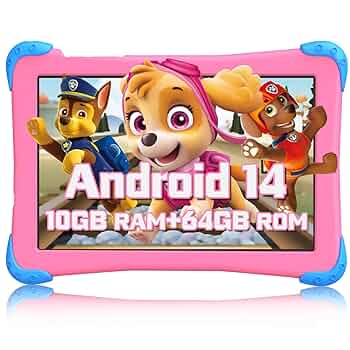 Amazon.com : Fivahiva Kids Tablet 10 inch Android 14 with