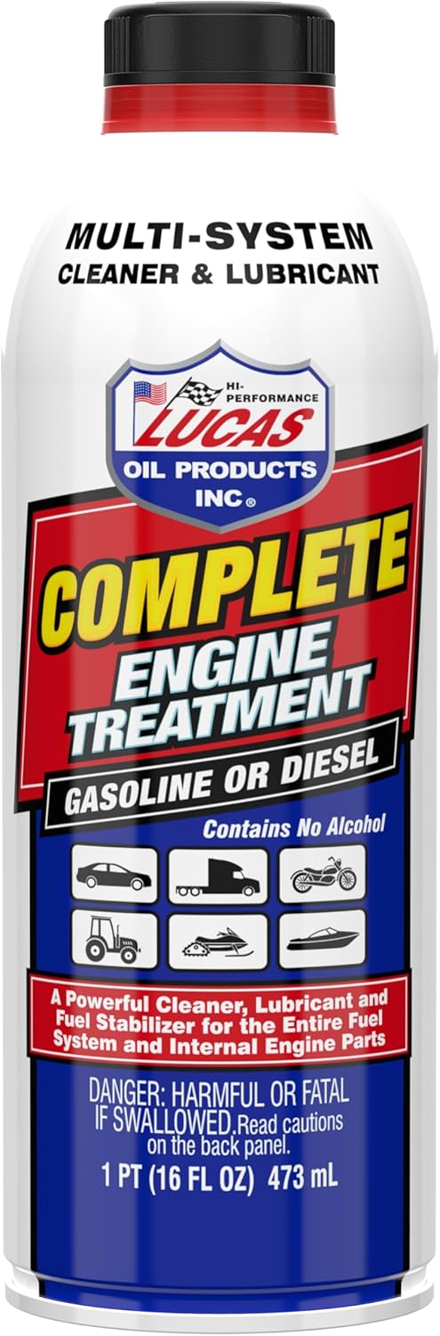 Lucas Oil 10016 Complete Engine Treatment - 16 Ounce (Pack of 12)